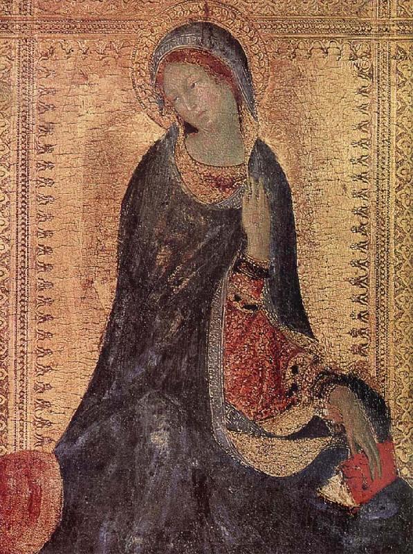 Simone Martini Her Madona of the Sign Sweden oil painting art